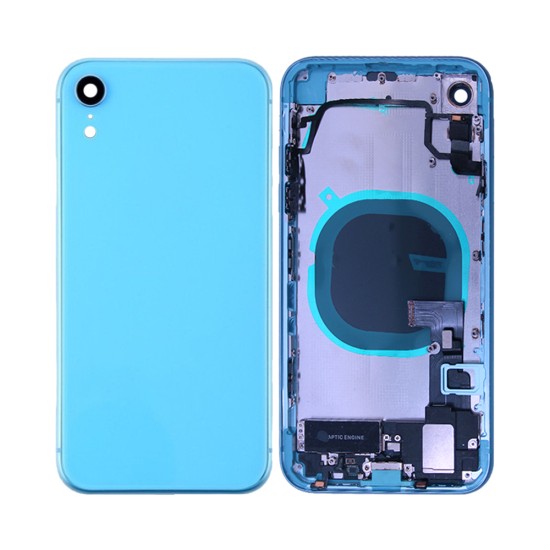 Tapa Trasera+Frame+Flex Apple iPhone XR Azul Cielo